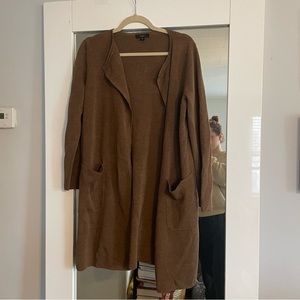 J. Crew Juliette Collarless Blazer Linenblend in Acorn XS